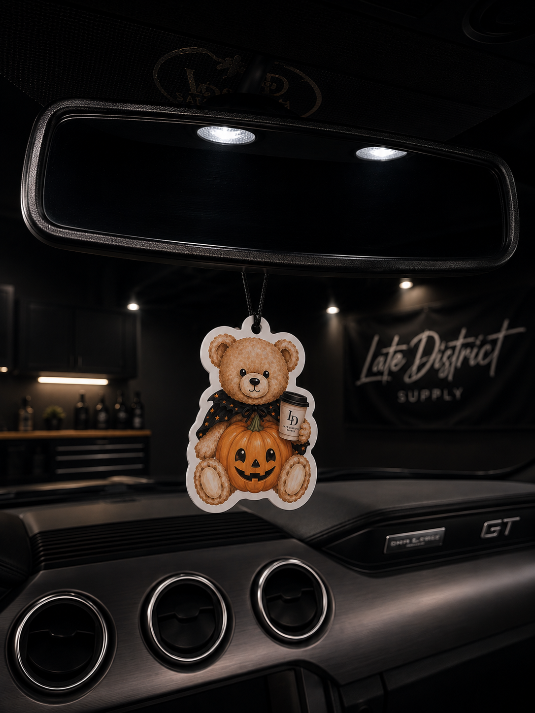 Late District Halloween Bear Air Freshener